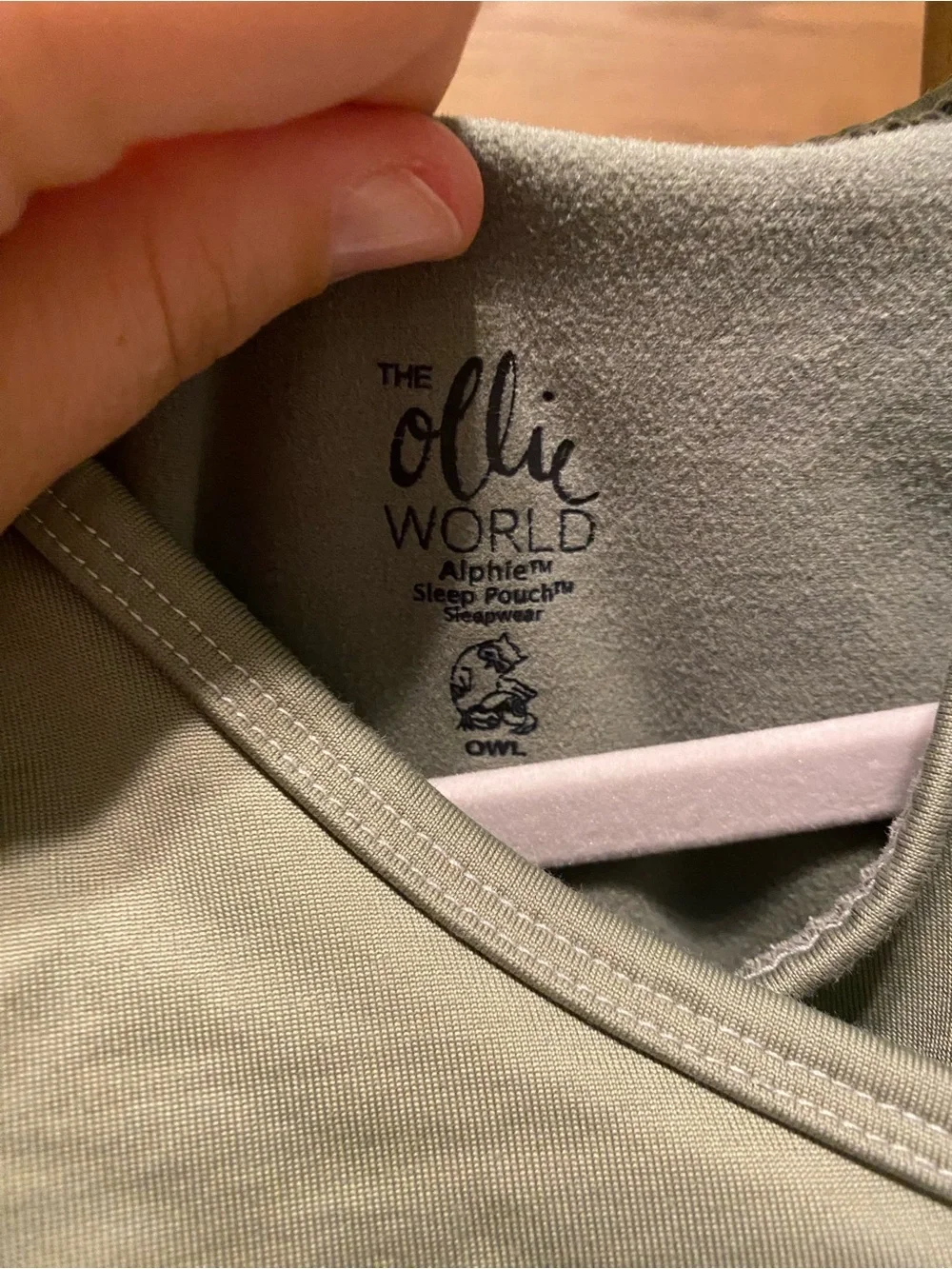 Alphie Olive Green Baby Sleep Sack